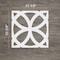Ekena Millwork Large Daventry Decorative Fretwork Wall Panels in Architectural PVC, 23 3/8"W x 23 3/8"H x 3/8"T WALP24X24DVN - alternate 5